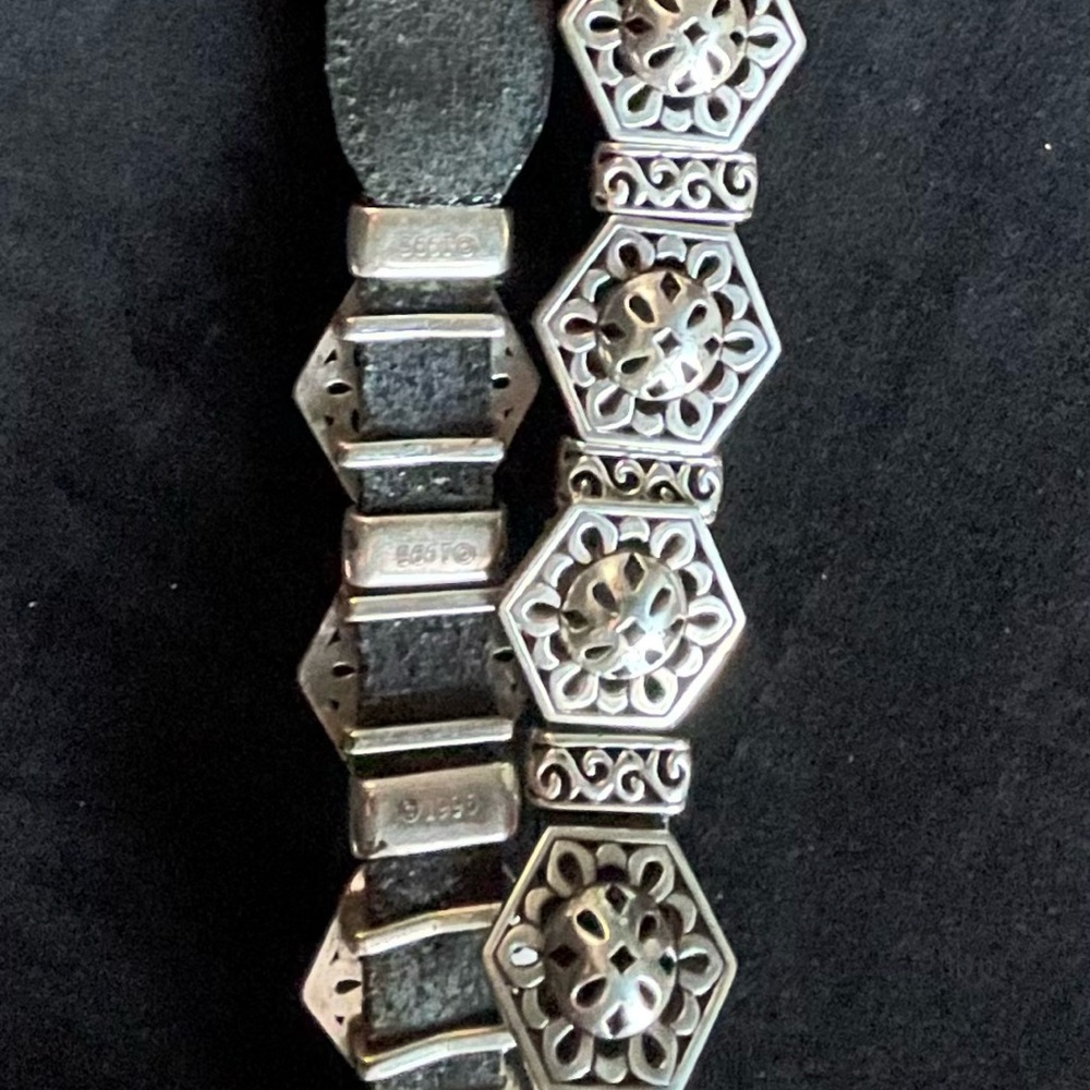 Brighton Silver Hexagon Bracelet